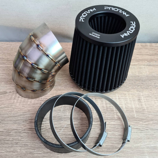 4" stainless intake tigworx ramair
